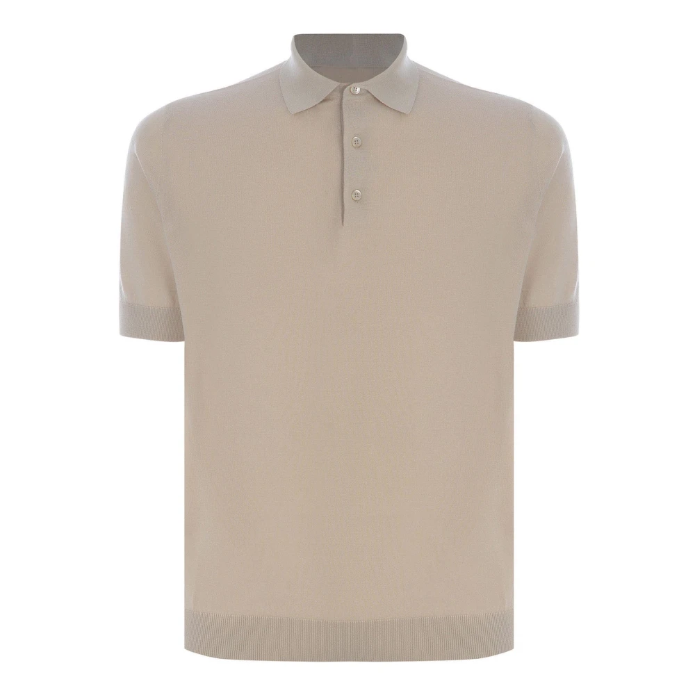 Filippo De Laurentiis Snygga T-shirts och Polos Beige, Herr