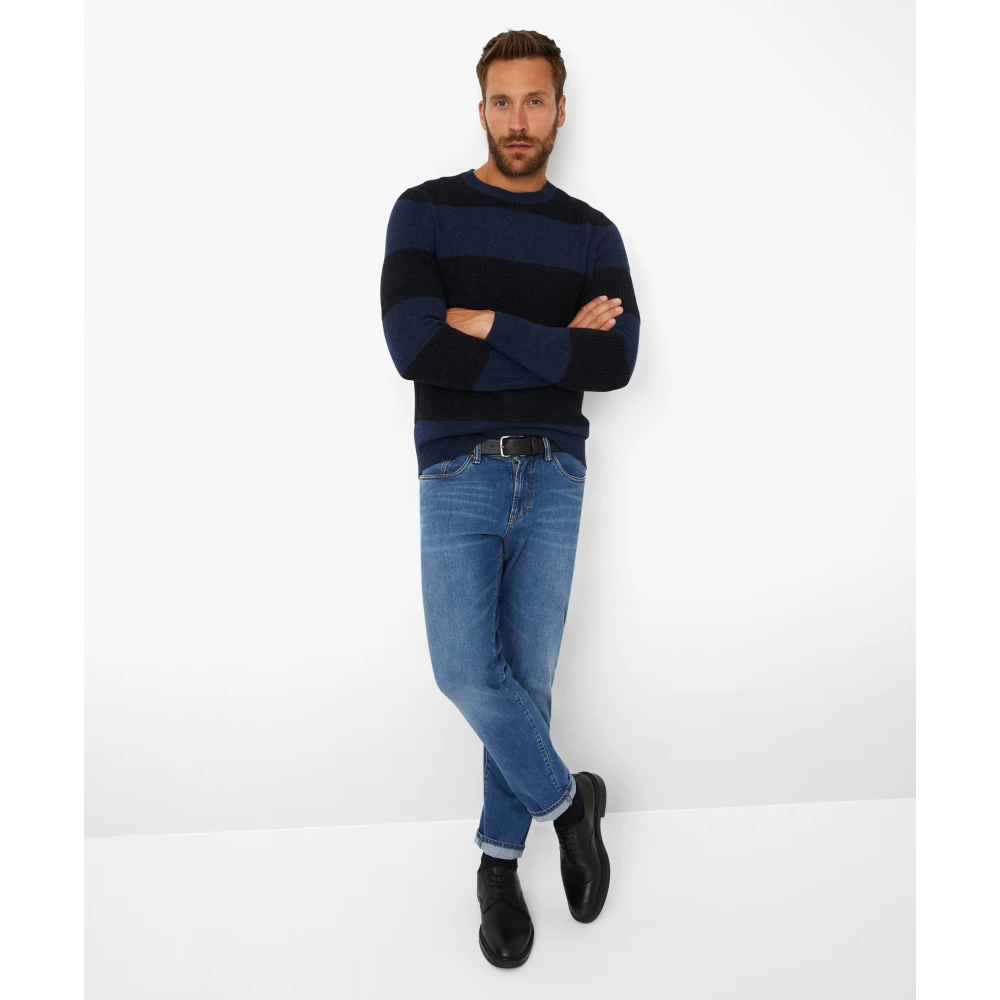 BRAX Stijlvolle Casual Herenkleding: Style Rick Blue Heren