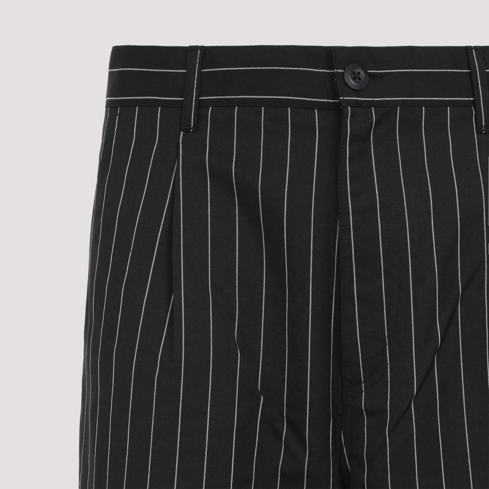 Carhartt WIP Zwarte Wax Streep Seaton Broek Black Heren