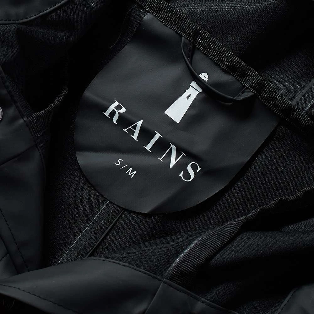 Rains Urban Lang Jack Zwart Black Heren