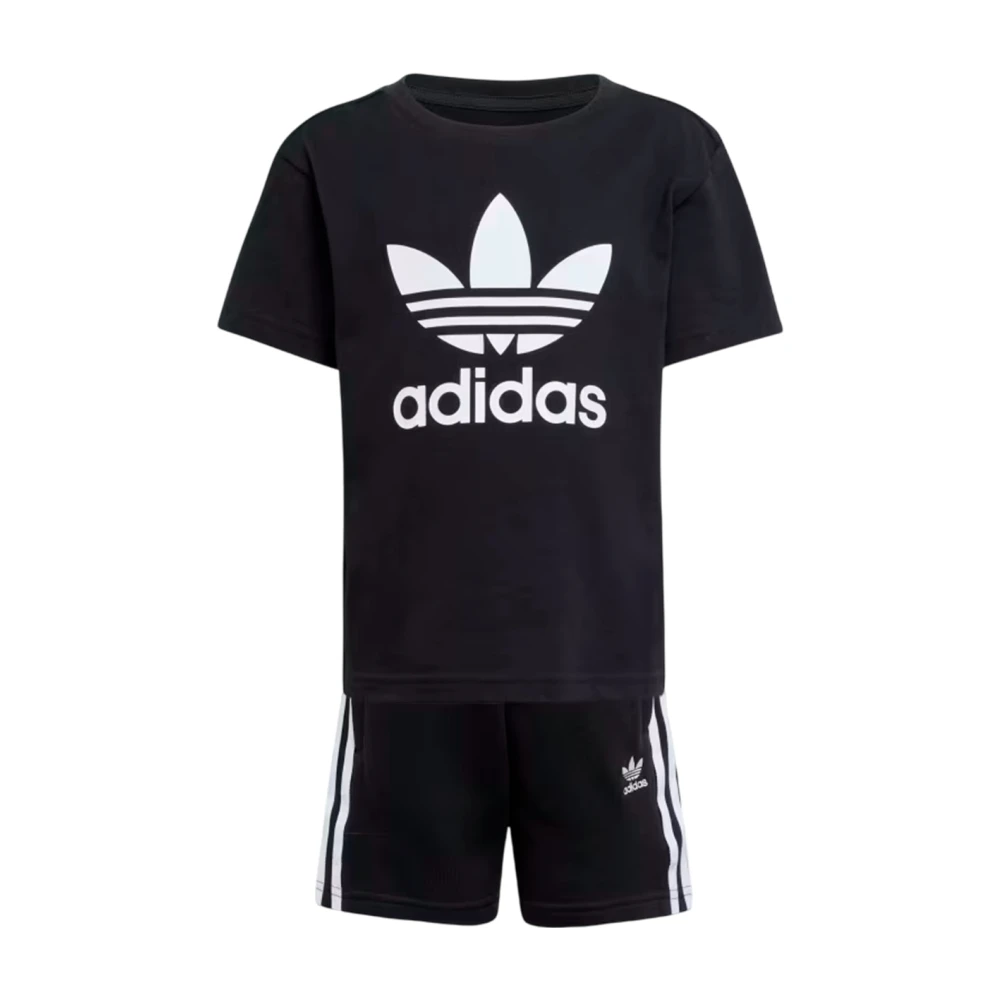 Adidas Barn Jersey Set med Elastisk Midja Black, Pojke