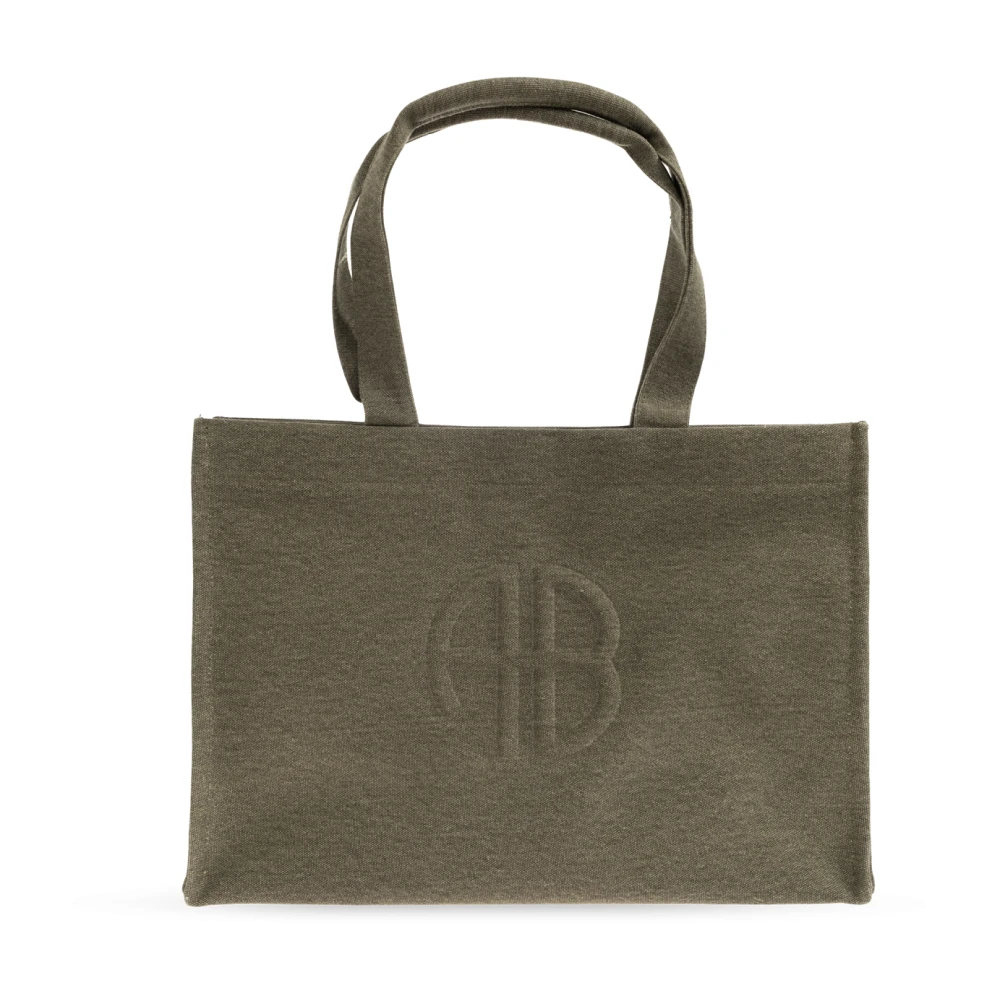 Anine Bing Women's Green Shopping Bags, One Size, Lara Shopper Bag