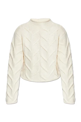 The Cable Funnel Sweater