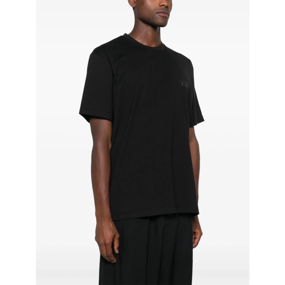 Y-3 Klassieke Crewneck T-shirt Black Heren