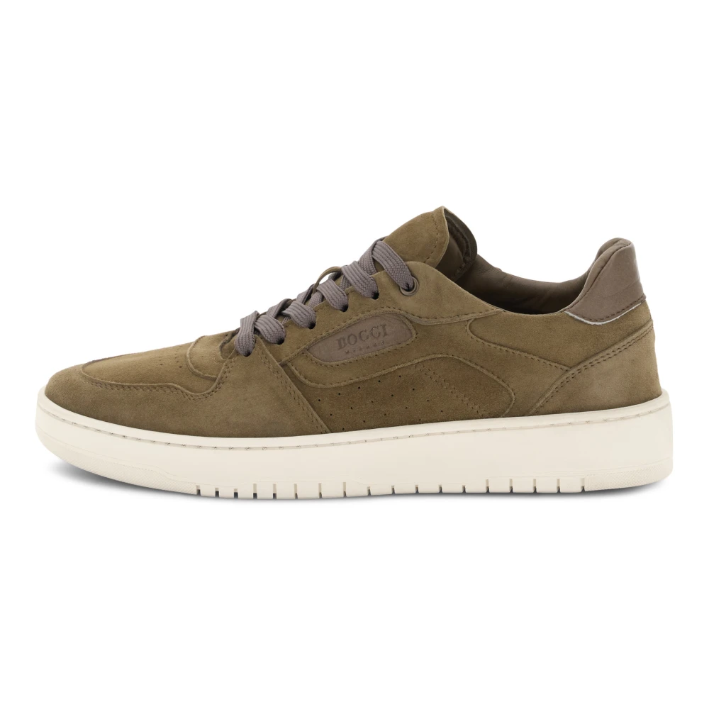 Boggi Milano Uomo Verde - Origin Suede Leather Trainers - Shoes - 46 Eu