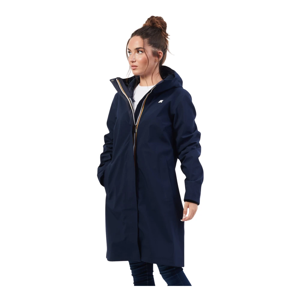 K-Way , Rain Jackets, Female, Blue, Xl, Stephy Bonded - Image 4