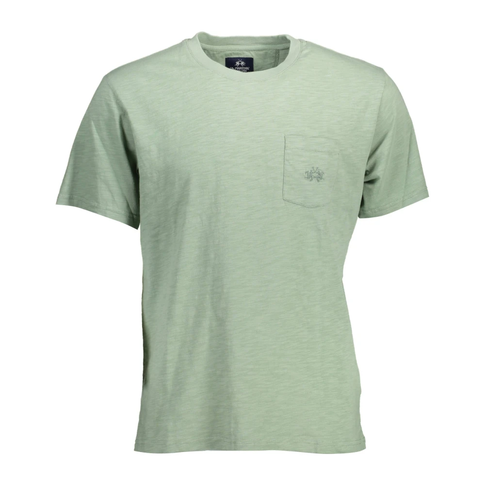 La Martina Men's Green T-Shirts,, Short Sleeve T-Shirt Extra Large