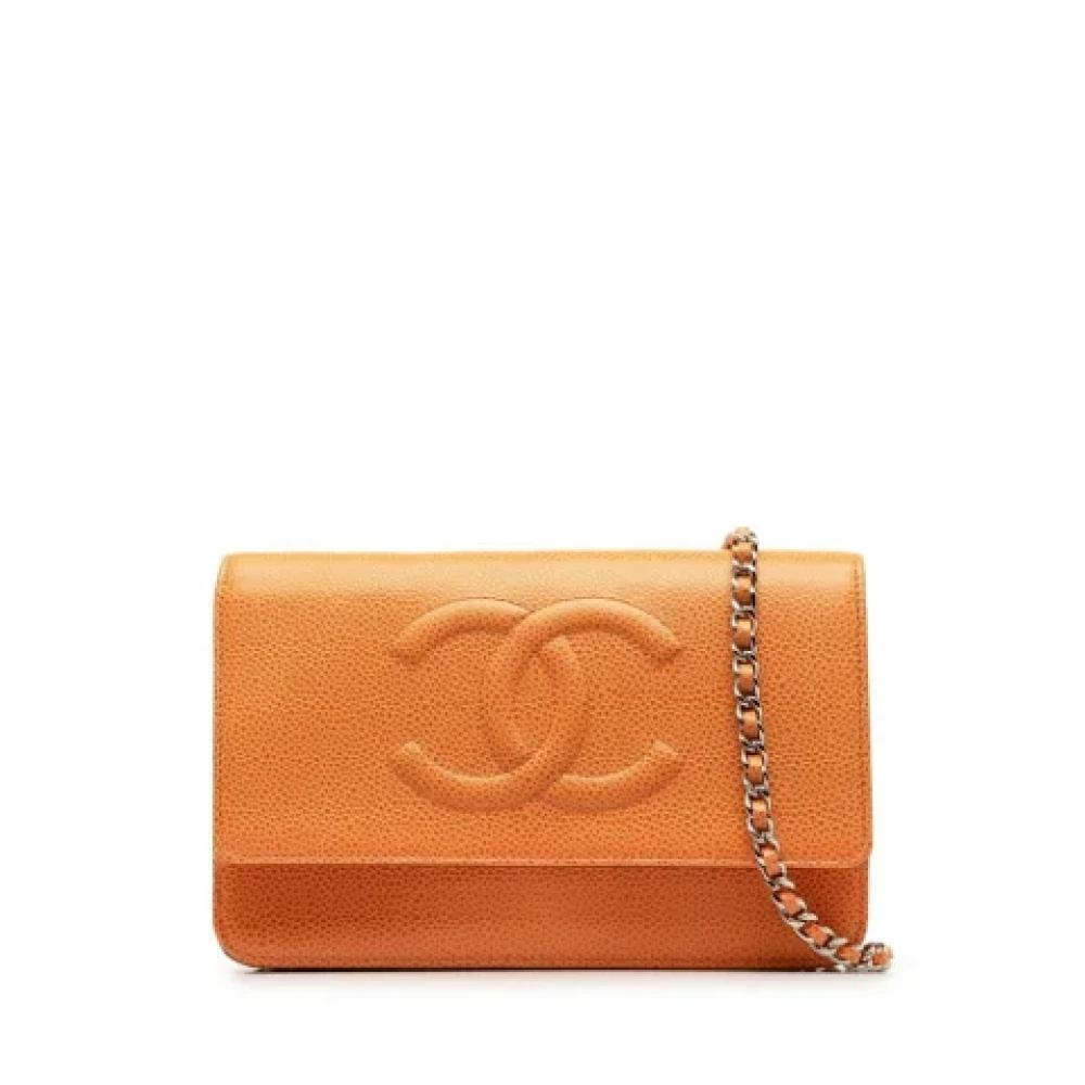 Chanel Vintage Pre-owned Fabric chanel-bags Brown Dames
