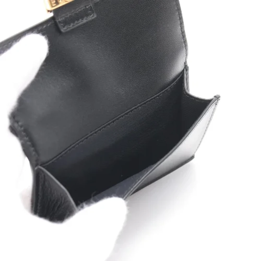 Fendi Vintage Pre-owned Leather wallets Black Dames