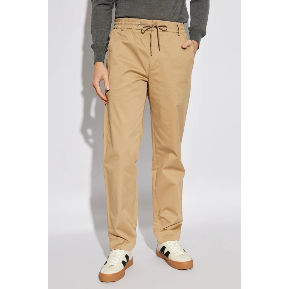 Moncler Katoenen broek Beige Heren