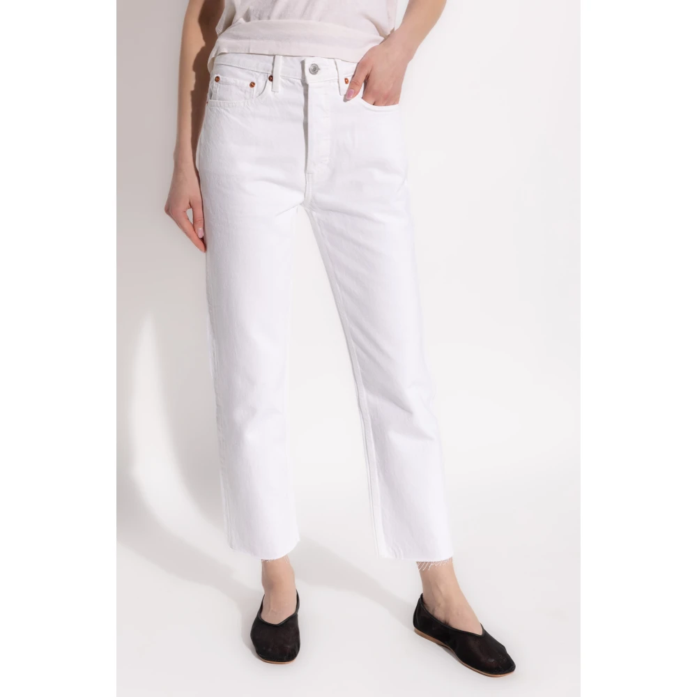Re Done Levis White Dames