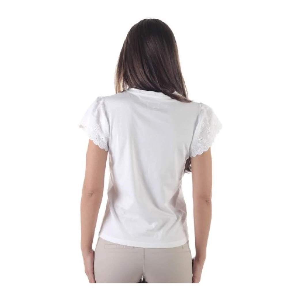 Only Dames Organisch Katoenen T-Shirt White Dames