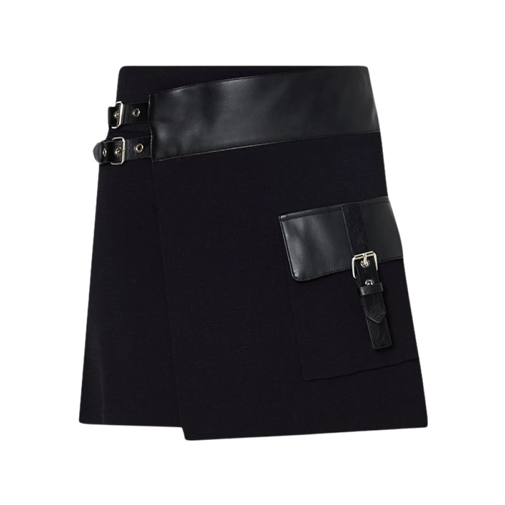 Liu Jo Zwarte Rok Herfst Winter Collectie Black Dames