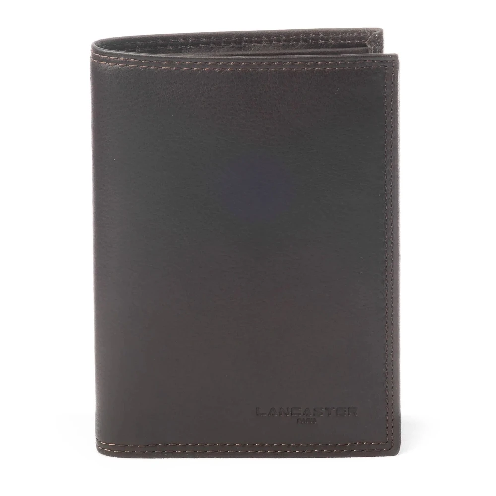 Lancaster Brown Wallets & Cardholders, Male, One Size, Leather Wallet & Cardholder Rfid Blocking