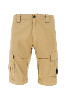 Stretch Sateen Cargo Lens Shorts