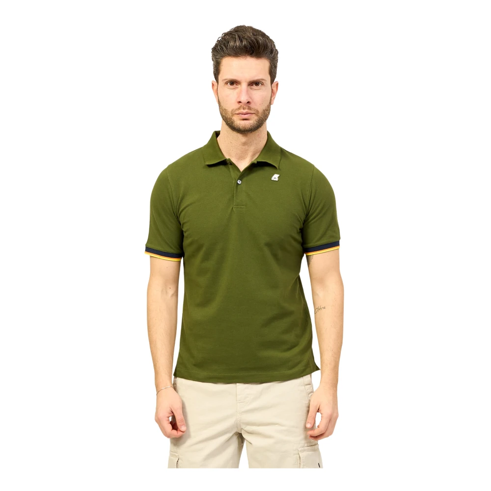 K-way Polo Shirts Green Heren