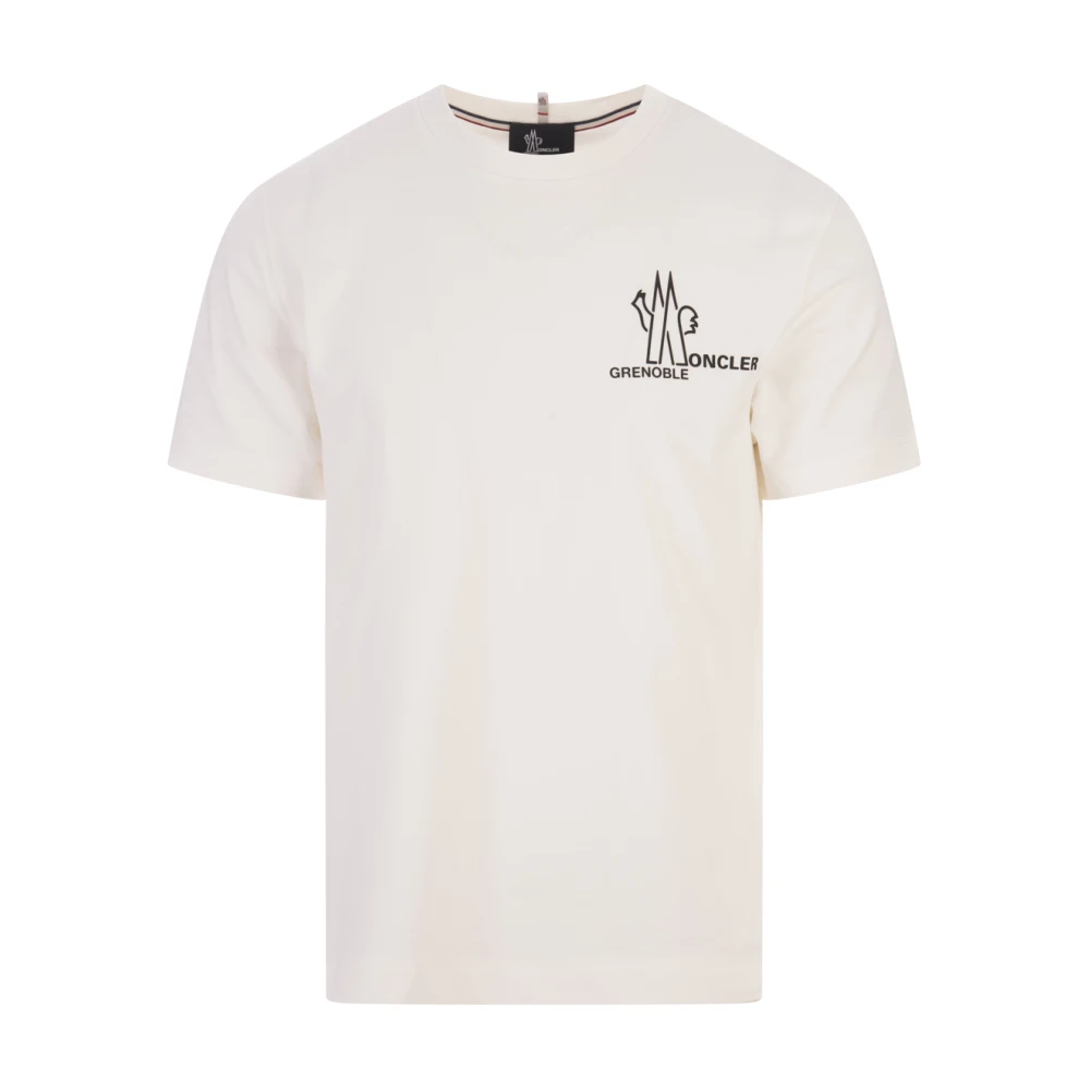 Moncler Wit T-shirt voor stad en buiten White Heren