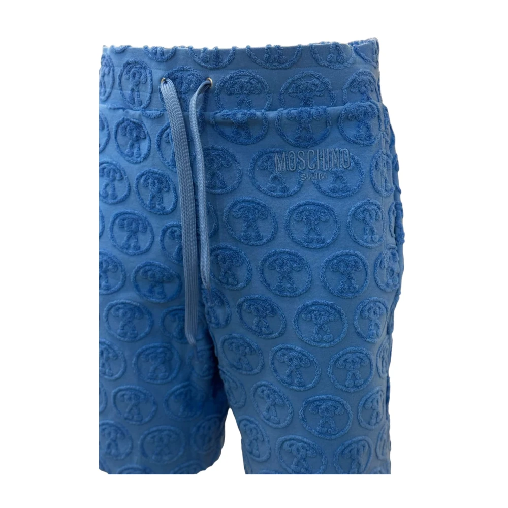 Moschino Stijlvolle Bermuda Shorts voor Zomerse Dagen Blue Heren