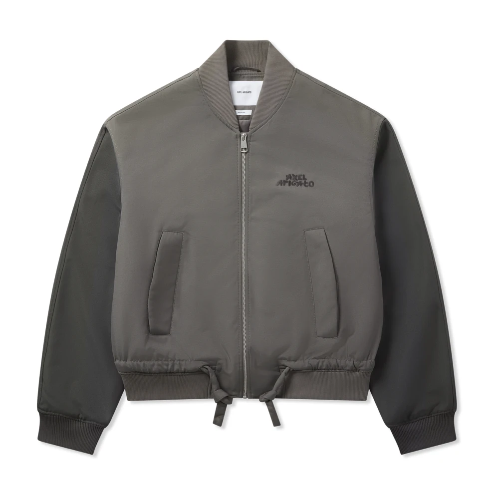 Axel Arigato Men's Gray Archer Bomber Jacket - Bomber Jackets - L - Jackets