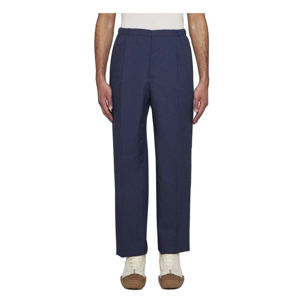 Fendi Stijlvolle Broek Blue Heren