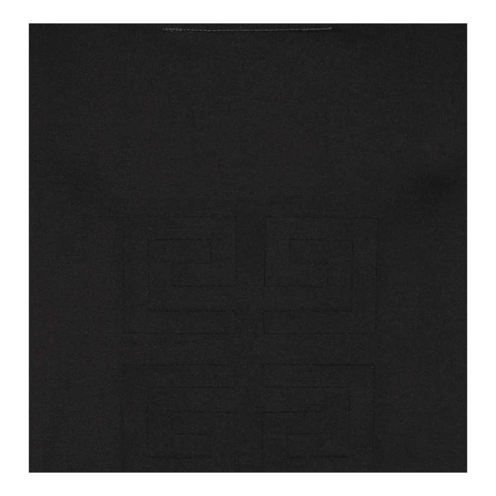 Givenchy Logo Longsleeve T-shirt met 4G Embleem Black Heren