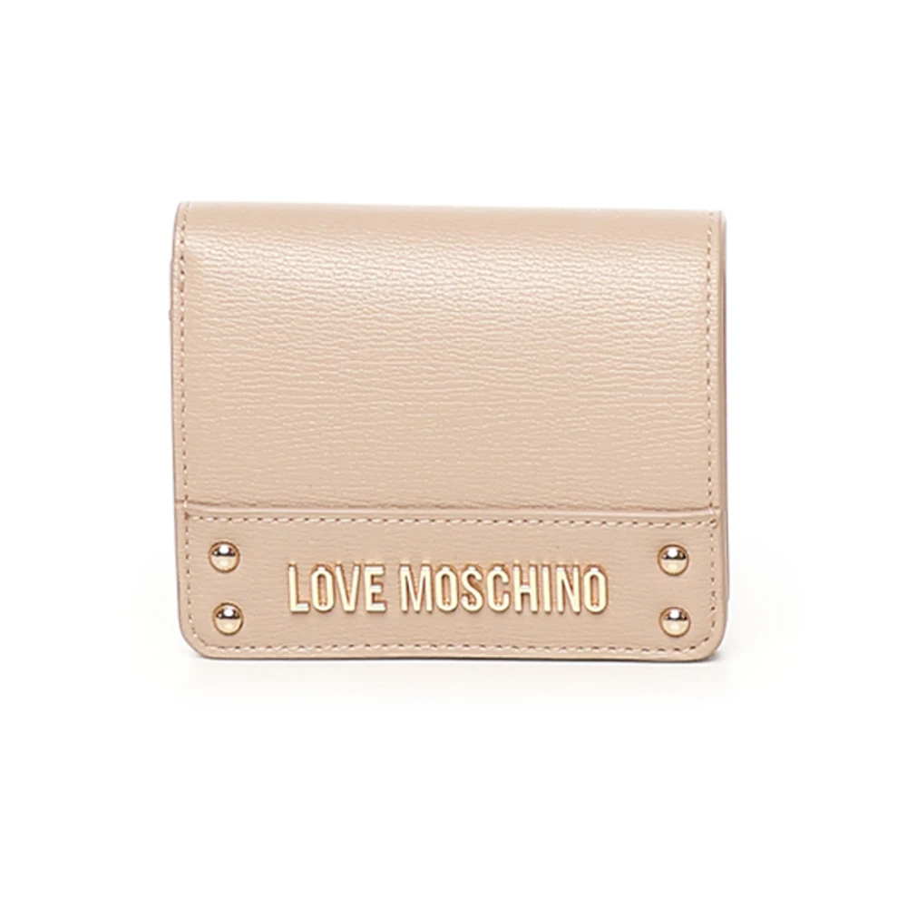 Love Moschino Roze Portemonnee met Gouden Logo Pink Dames