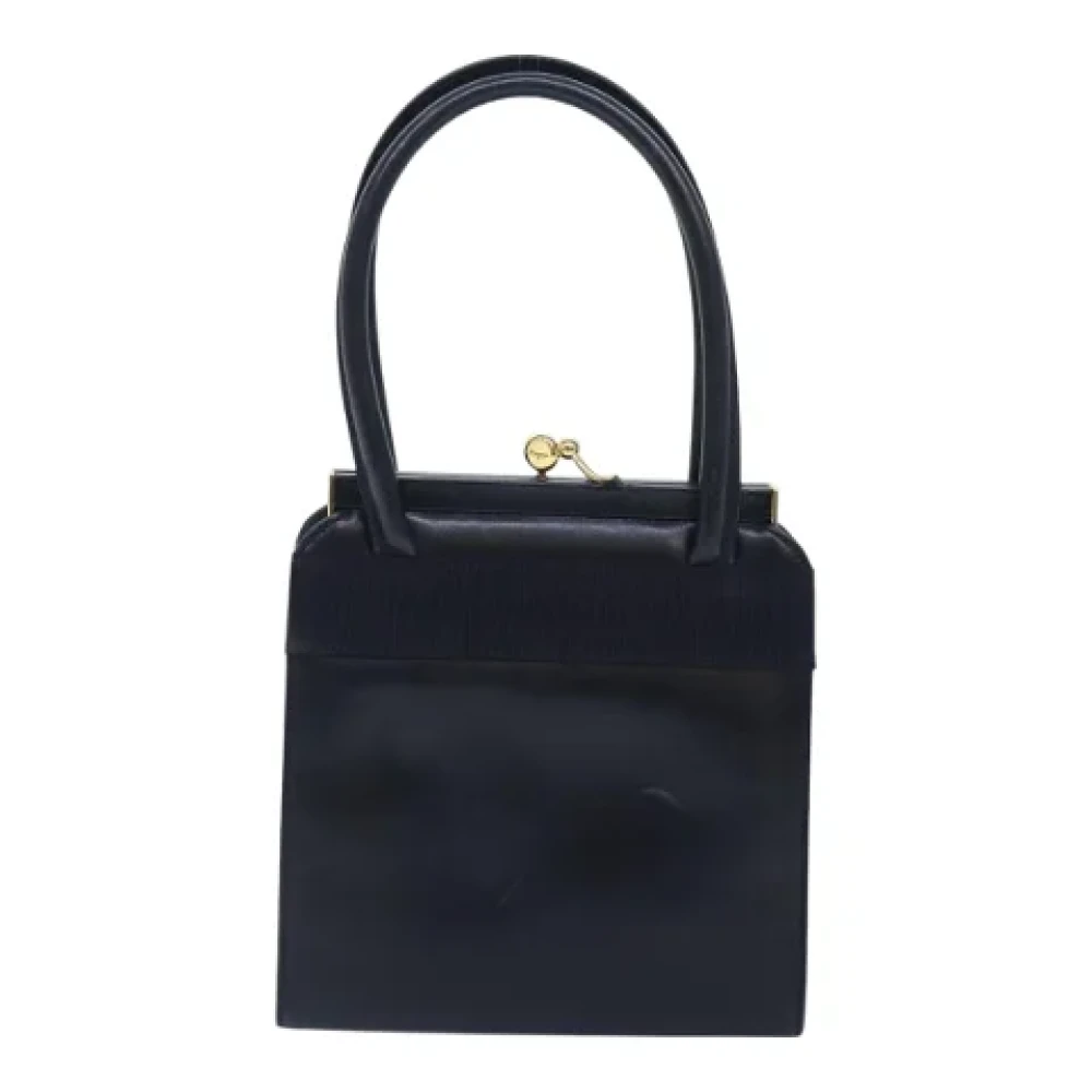 Salvatore Ferragamo Pre-owned Leather handbags Blue Dames