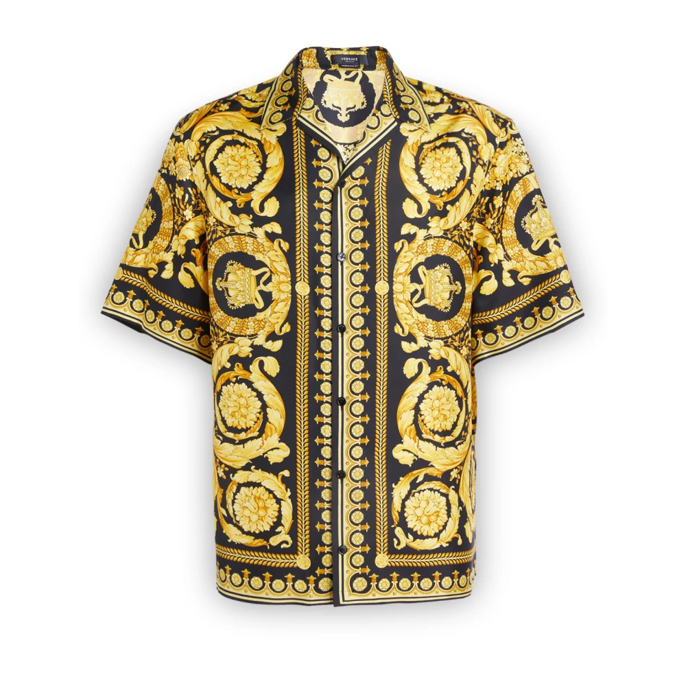 Shirts > Short Sleeve Shirts - - Versace - Modalova