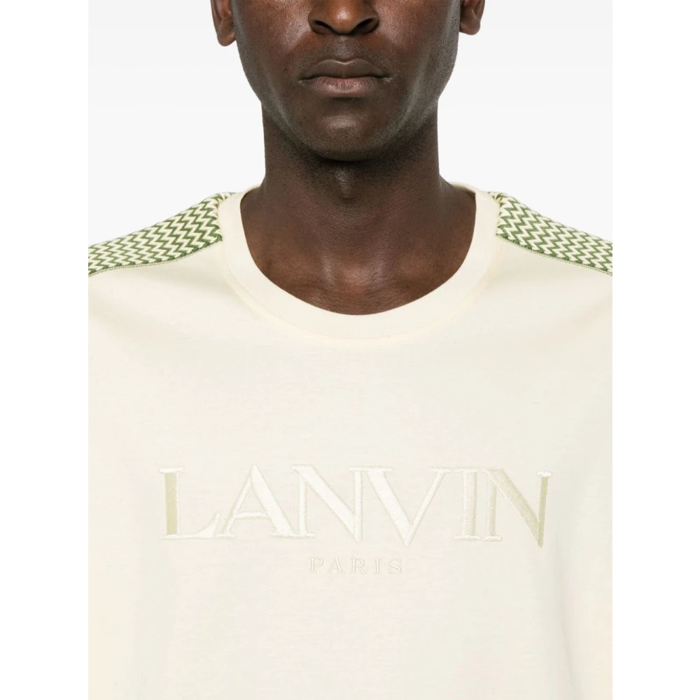 Lanvin Stijlvolle T-shirts en Polos Beige Heren