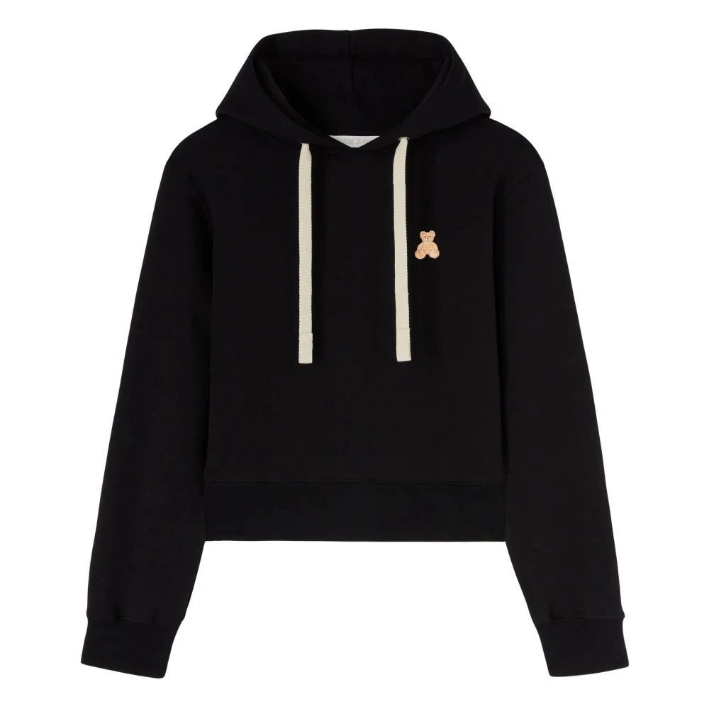 Palm Angels Zwarte Beer Mind Hoody Black Dames