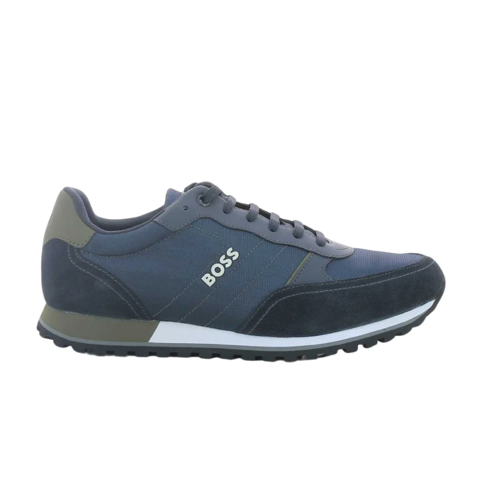 Hugo Boss Blauwe Parcour-L Runn Herenschoenen Blue Heren