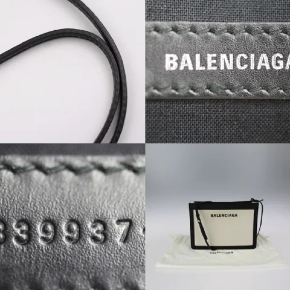 Balenciaga Vintage Pre-owned Fabric balenciaga-bags Beige Dames