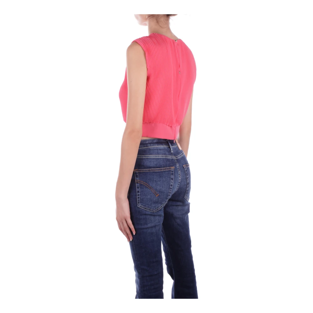 Liu Jo Fuchsia Button-Up Top Pink Dames