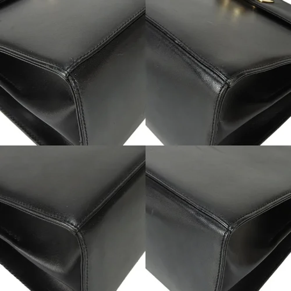 Salvatore Ferragamo Pre-owned Leather handbags Black Dames