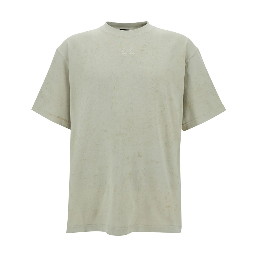 44 Label Group Witte Trip TEE T-shirts en Polos White Heren