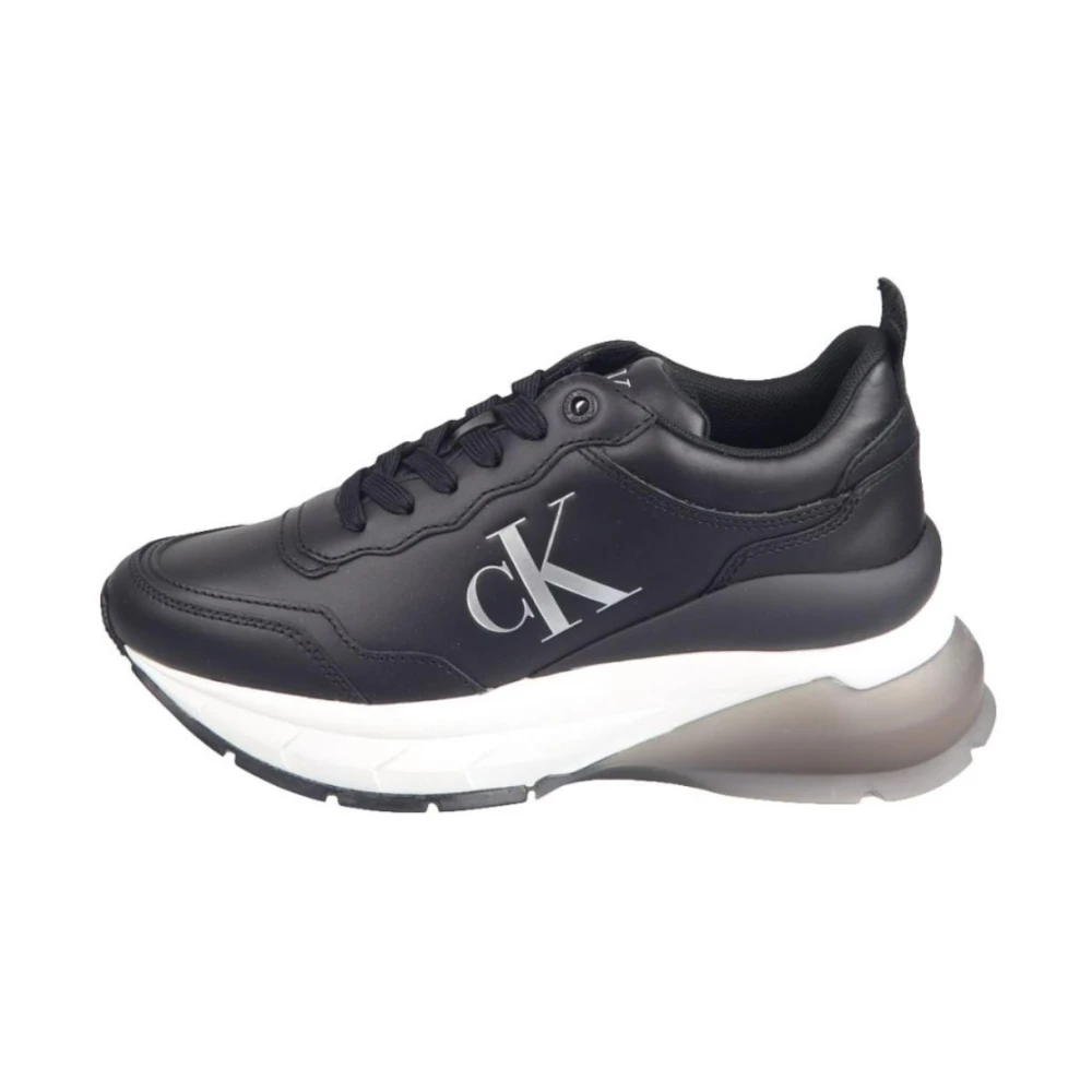 Calvin Klein Sportieve Wedge Sneakers Dames Schoenen Zwart