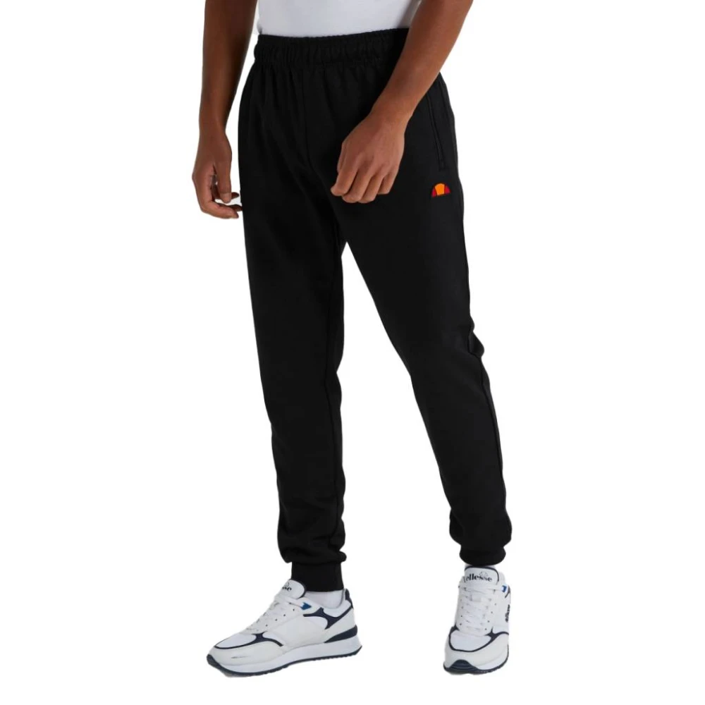 Ellesse Tapered fit trainingsbroek met labelbadges model 'BERTONI'