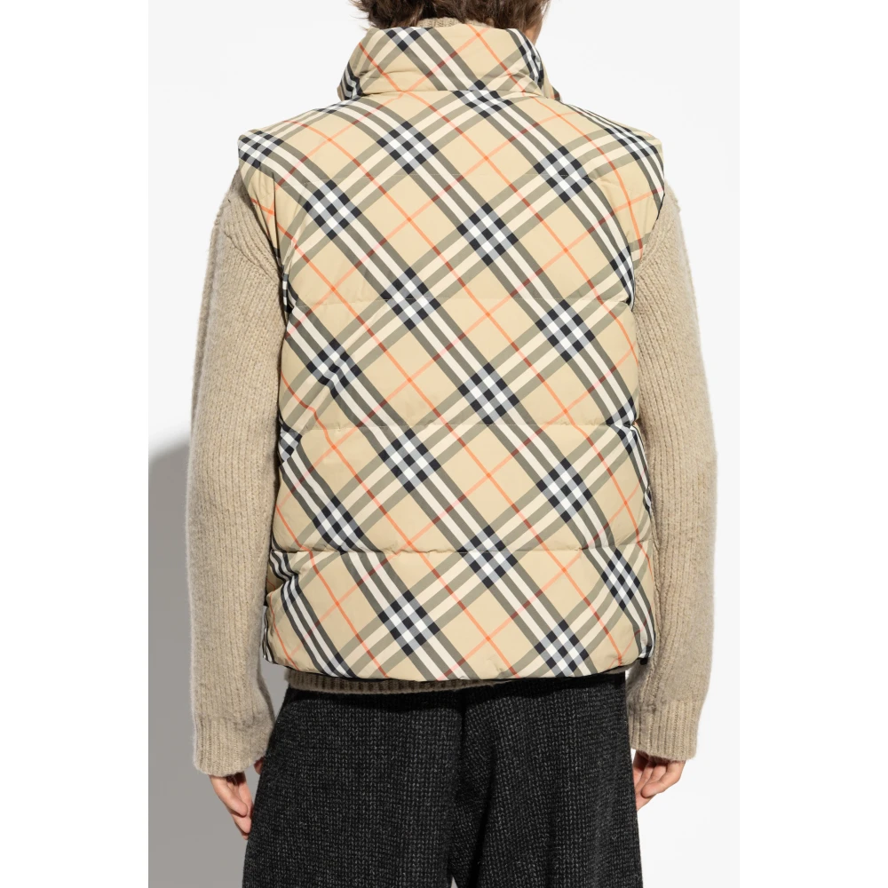 Burberry Omkeerbaar vest Beige Heren