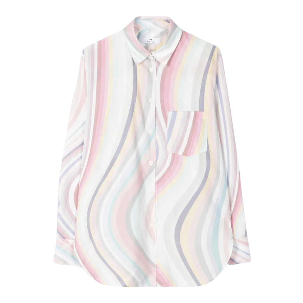 PS By Paul Smith Gestreept Overhemd Multicolor Dames