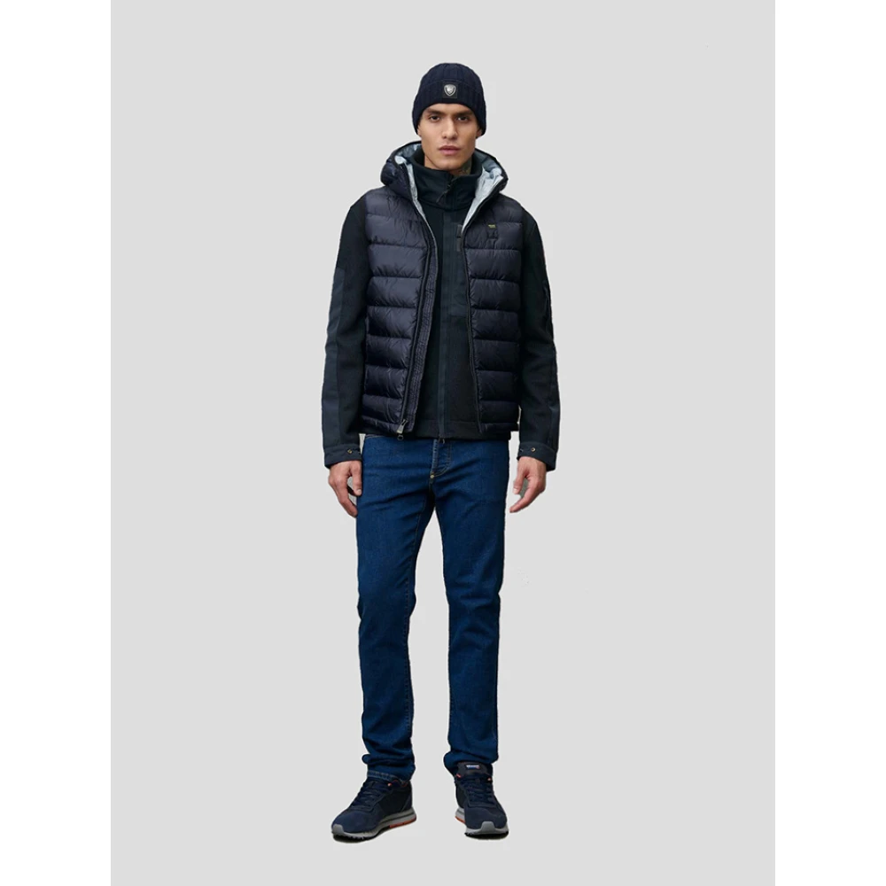 Blauer Blauw Hooded Vest Arden Model Blue Heren