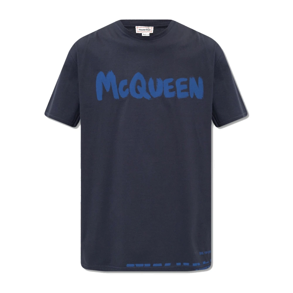 Alexander mcqueen T-Shirts Blue Heren