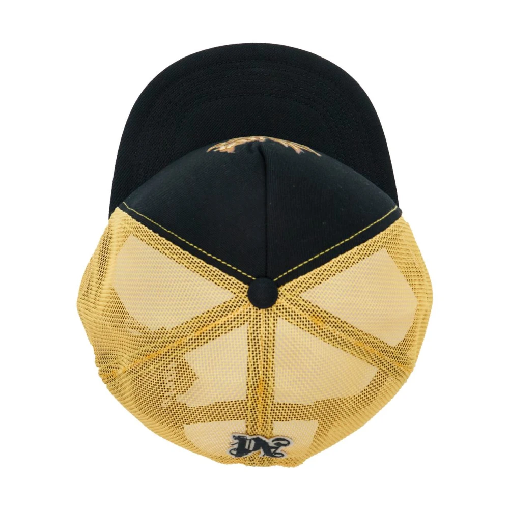 Palm Angels Mesh truckerpet met Burning Palm Black Heren
