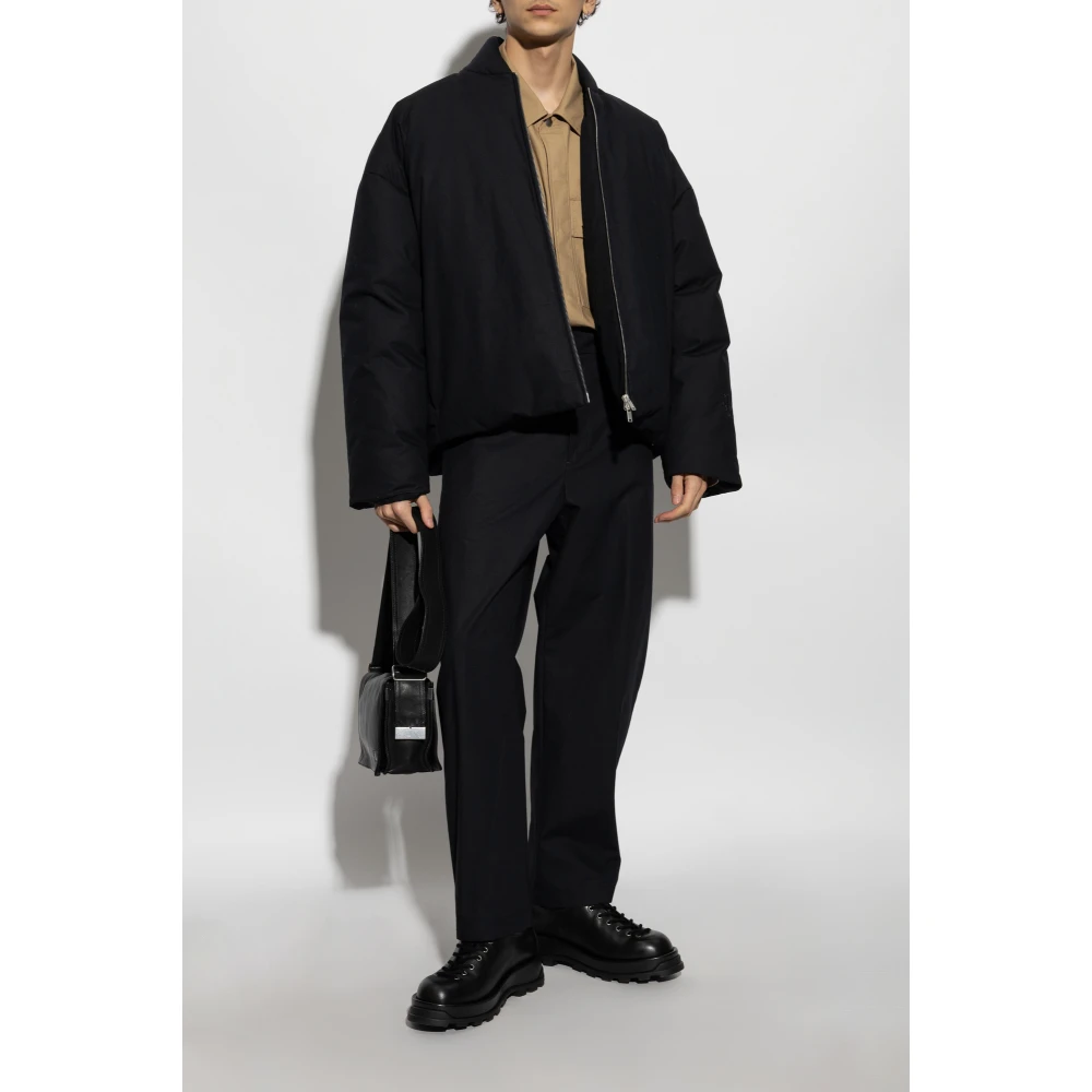 Jil Sander Broek met logo Black Heren
