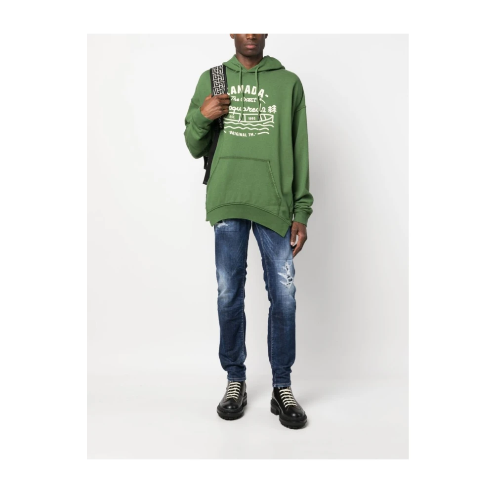 Dsquared2 Sweatshirts & Hoodies Green Heren