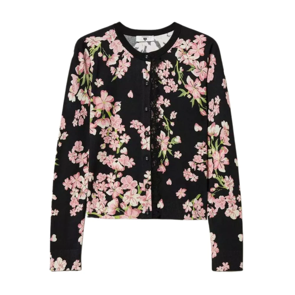 Twinset Kant Trim Vest Sweater Multicolor Dames
