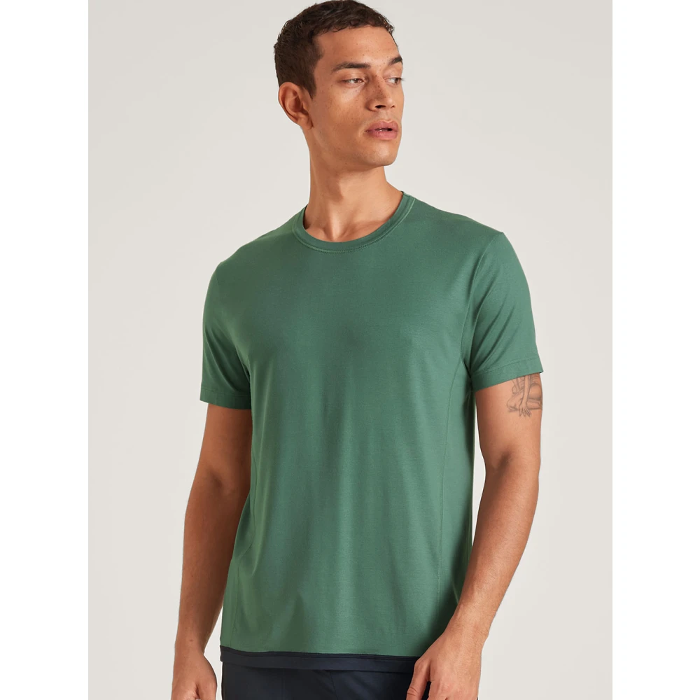 CALIDA T-Shirts Green Heren