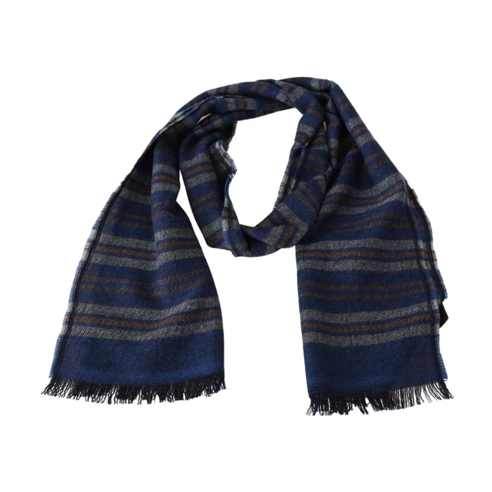 Missoni Men's Multicolor Winter Scarves, One Size, Luxury Wool Scarf