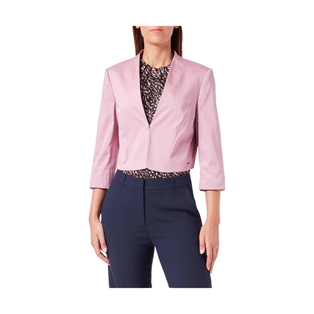 Betty Barclay Paarse Vest Trui Pink Dames