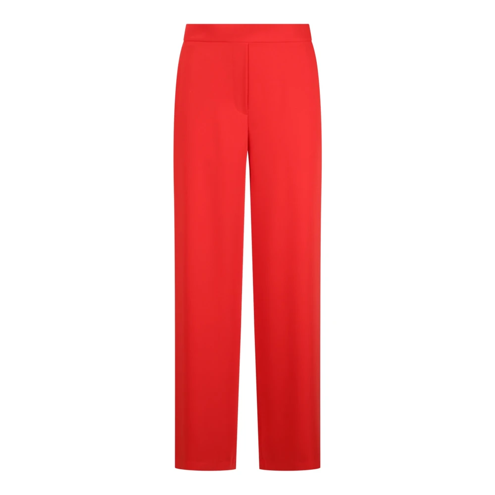P.a.r.o.s.h. Jersey Wide Leg Broek Red Dames