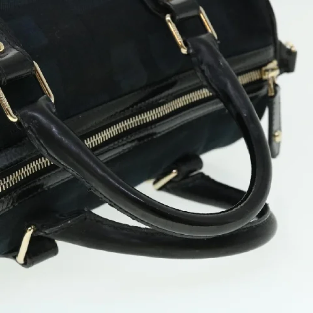 Bally Pre-owned Canvas shoulder-bags Black Dames